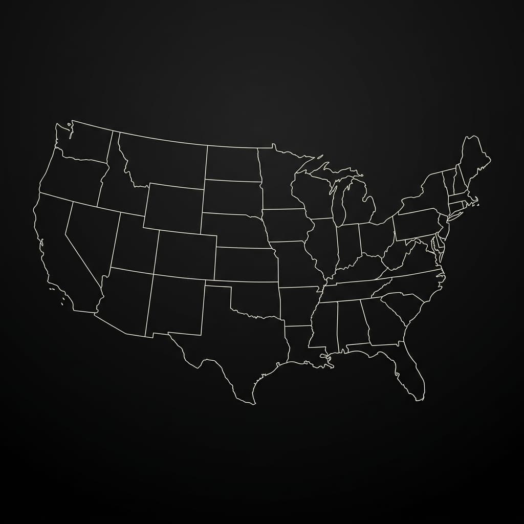Mapa de cobertura USA